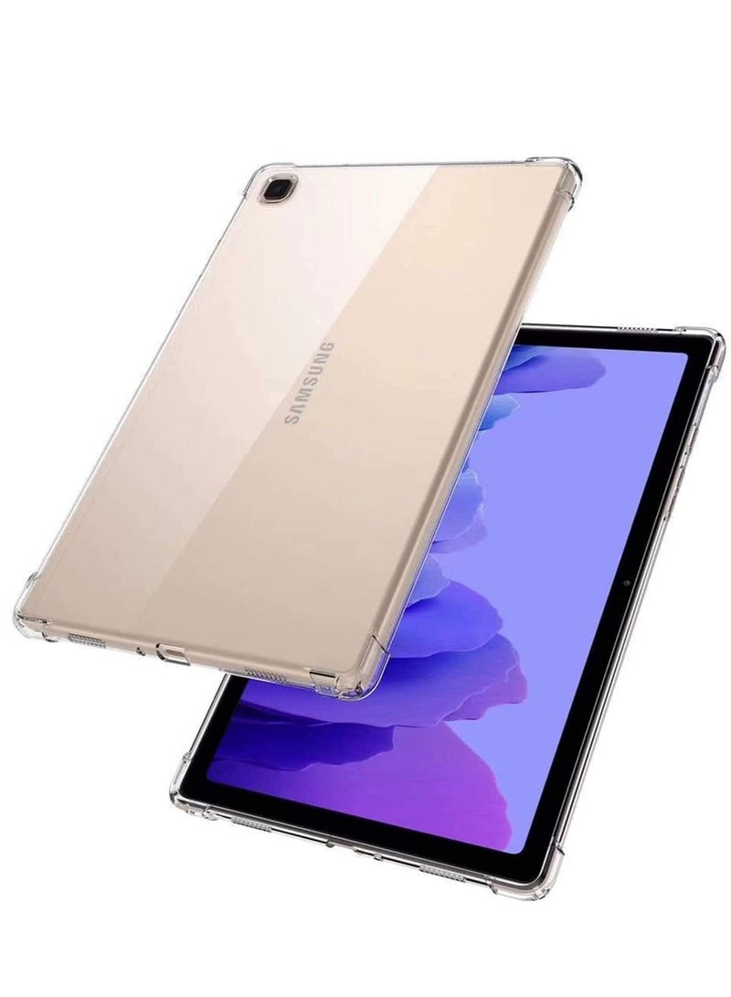 Clear Case for Samsung Galaxy Tab A7 10.4 inch 2020 SM-T500 T505 T507, Slim Shockproof Air-Cushioned Soft TPU Gel Rubber Protective Back Cover Skin  - Image 2
