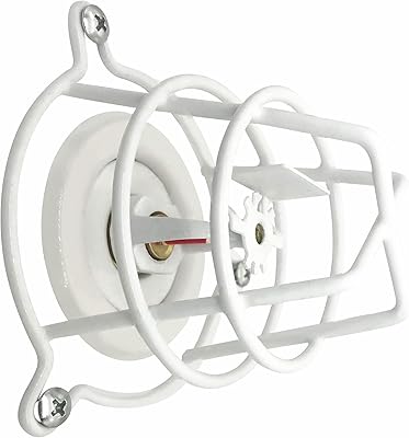 Happy Tree Happy Tree (2 Pack) White Fire Sprinkler Head Guard Cover for Both 1/2" & 3/4" Fire Head for Protecting Flush Mount &  - Image 1