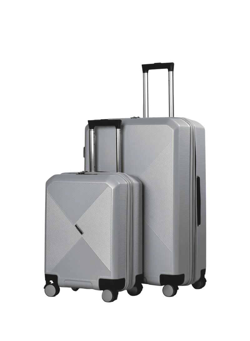 MAGELLAN Hard Shell ABS+PC Trolley 2-Piece Luggage Set 220331/2P Suitcase Set 20 & 29 Inch Expandable with TSA Lock 4 Double Spinner Wheels