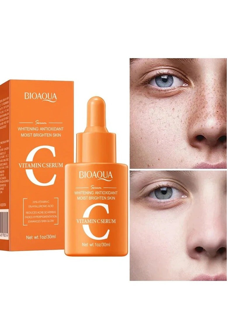بيو أكوا سيروم فيتامين سي لتفتيح البشرة وترطيبها ومضادات الأكسدة 30 مل - Image 2