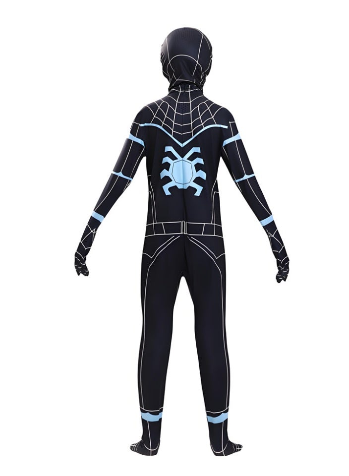 Loquat Halloween Cosplay Costume Bodysuit Spiderman 3D Style Zentai Suits Stretch Jumpsuits For Kids and Adults - Image 3