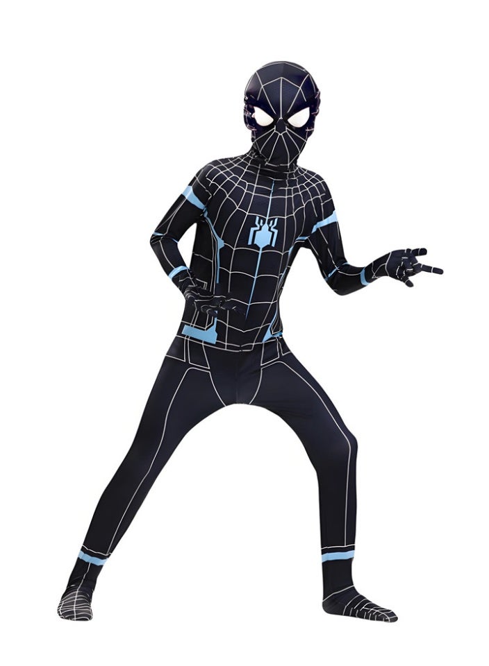 Loquat Halloween Cosplay Costume Bodysuit Spiderman 3D Style Zentai Suits Stretch Jumpsuits For Kids and Adults - Image 2