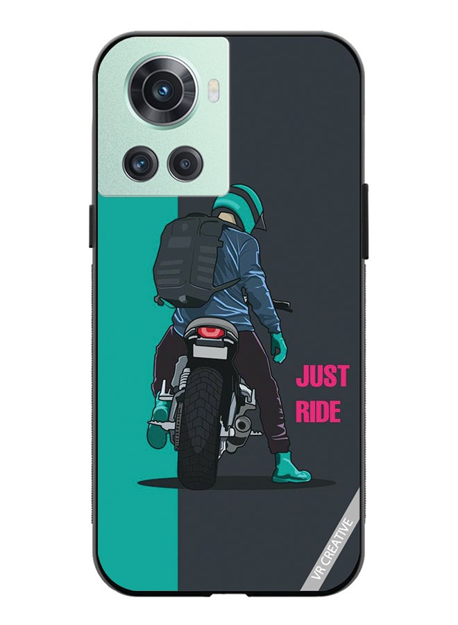 VR CREATIVE Protective Case Cover For OnePlus Ace Just Ride Design Multicolour - Image 1