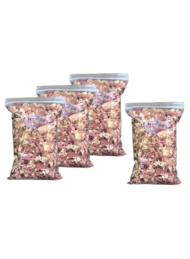 Cedar Wood Mulch Chips Shavings for Garden- Screech Owl House/Box- Organic Bedding 6 Quart (1.5 Gallon) Brown