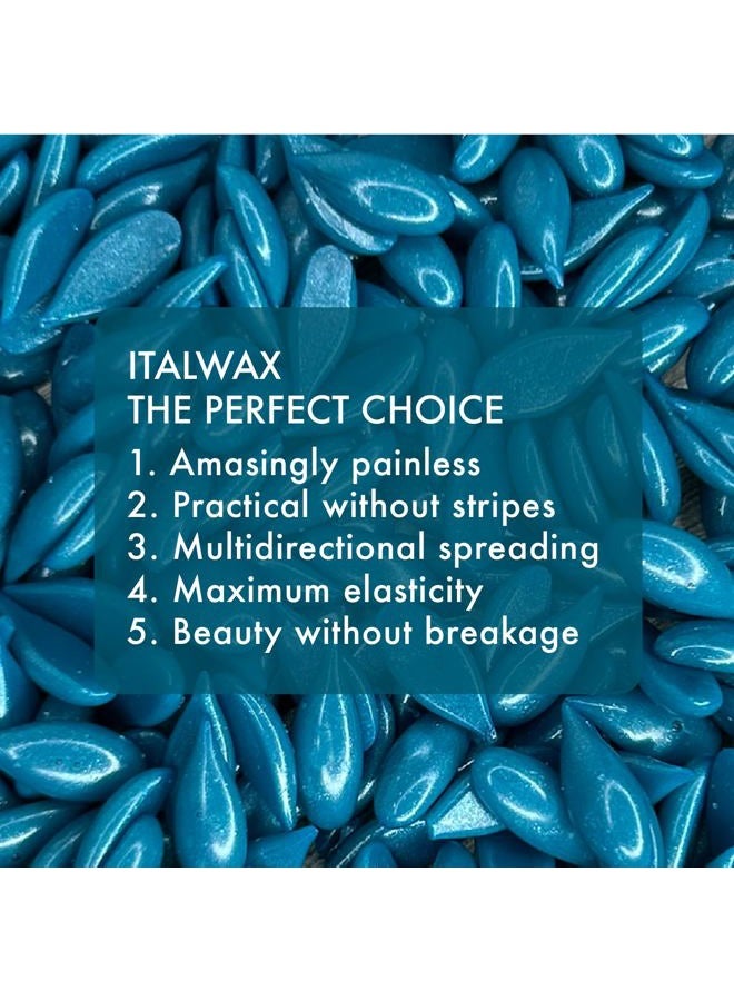 ItalWax Pour Homme Barber Edition - 500g / 1.1lb - Hard wax beads for hair removal - Special for man - Natural formulation - Easily removes coarse hairs - Ideal for barber shops  - Image 5