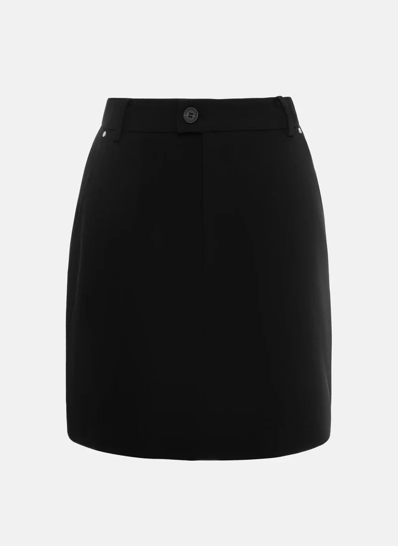Lichi Mini skirt in suiting fabric