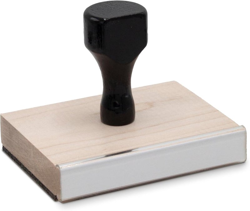 إنفيوجن Traditional Wood Stamp with Black Wood Handle (4 x 5) - Image 1