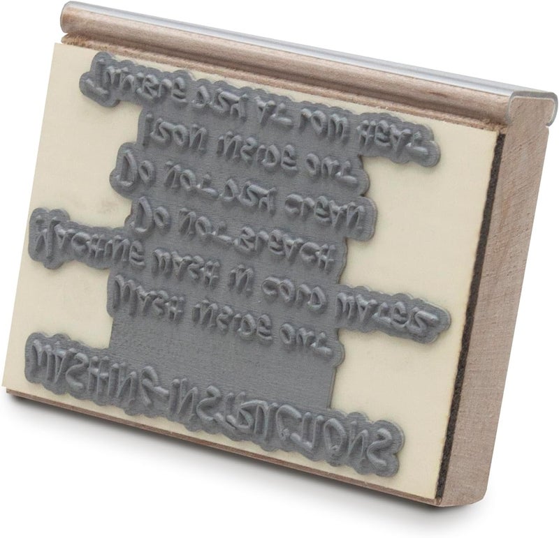 إنفيوجن Traditional Wood Stamp with Black Wood Handle (4 x 5) - Image 2