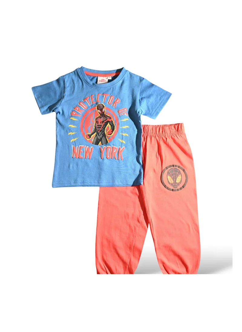 SPIDERMAN SPIDERMAN - ‬‪BOYS SHORT SLEEVE PAJAMA SET‬