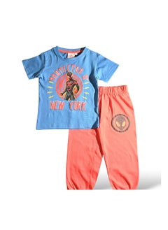 SPIDERMAN SPIDERMAN - ‬‪BOYS SHORT SLEEVE PAJAMA SET‬  - Image 1