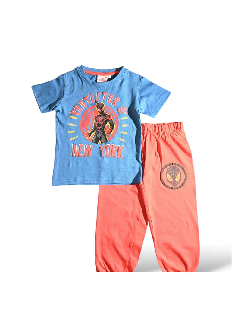 سبايدر مان سبايدرمان - طقم بيجامة للأولاد بأكمام قصيرة - Image 1