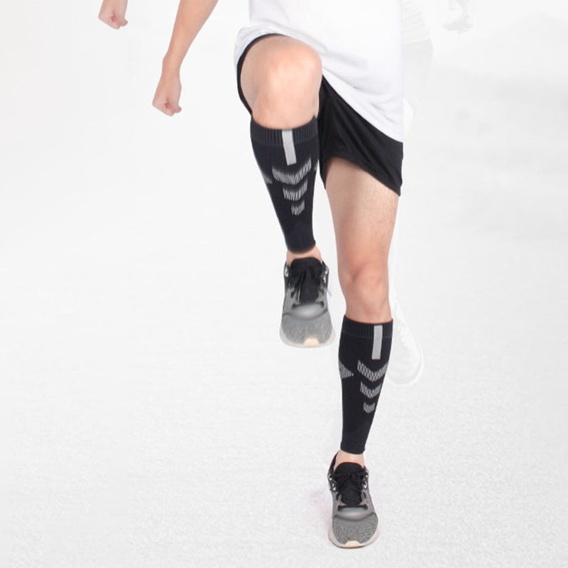 2Pcs Calf Compression Sleeves Breathable Calf Protectors Sports Calf Compression Socks - Image 3