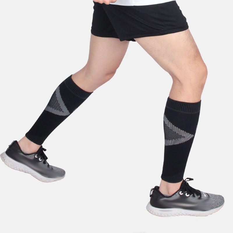 2Pcs Calf Compression Sleeves Breathable Calf Protectors Sports Calf Compression Socks - Image 2