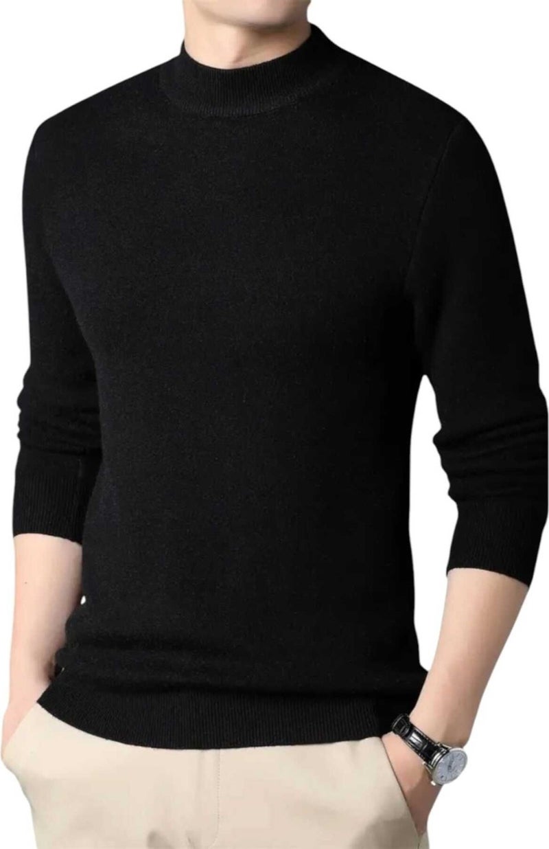 Tezzgelsin 3-Pack Men's Non-Pilling Half Turtleneck Knitwear Sweater Half Turtleneck Knitwear Sweater  - Image 4