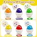 NAODONGLI Egg Toys for Toddlers 13Montessori Geometric Eggs Early Preschool Educational Learning Fine Motor Skills Color Sorting Satcking Travel Bingo Puzzle Matching Games for Kids Boys Girls - Image 4