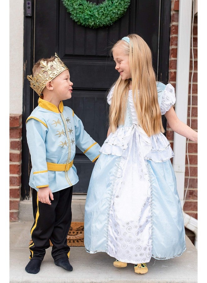 Little Adventures Little Adventures Soft Golden and Silver Prince and King Crowns Dress Up Costume Accessory (Gold Prince)  - Image 3
