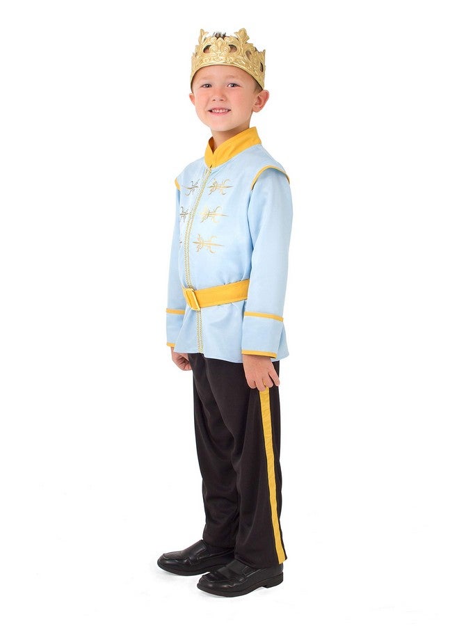 Little Adventures Little Adventures Soft Golden and Silver Prince and King Crowns Dress Up Costume Accessory (Gold Prince)  - Image 4