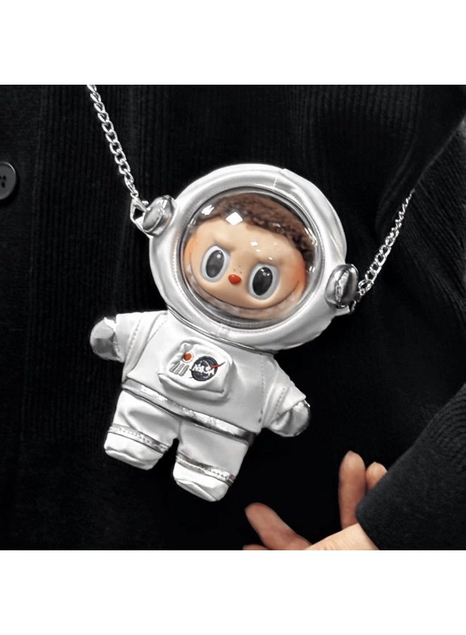 LABUBU Labubu astronaut baby clothes for 17cm Macaron pendant vinyl doll clothes - Image 3