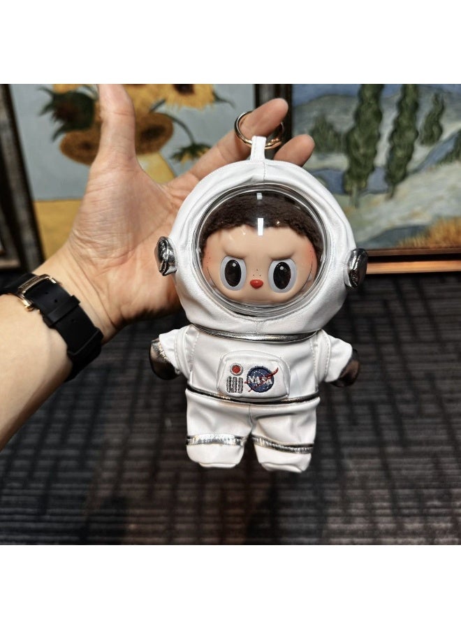 LABUBU Labubu astronaut baby clothes for 17cm Macaron pendant vinyl doll clothes - Image 1