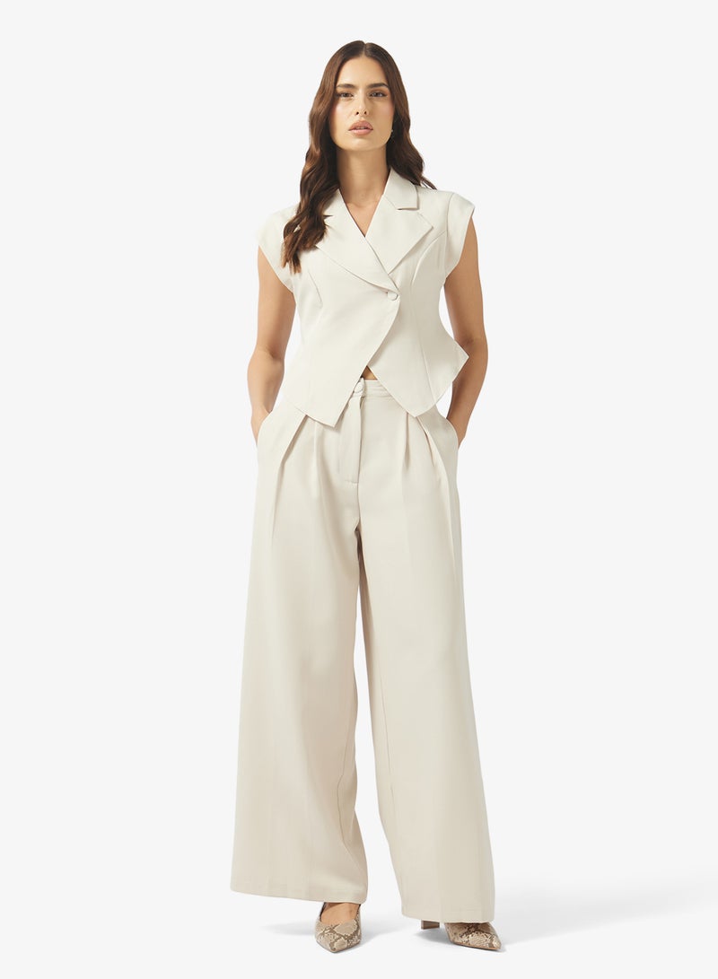ELLA Cropped Vest & Pant Set - Image 1