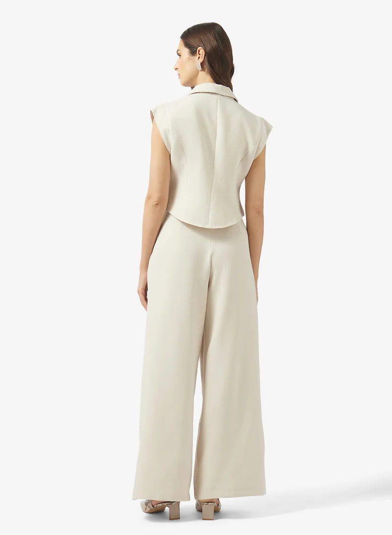 ELLA Cropped Vest & Pant Set