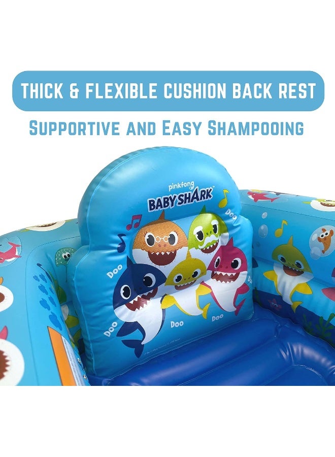 ginsey Nickelodeon Baby Shark "Making a Splash" Inflatable Tub - Image 3