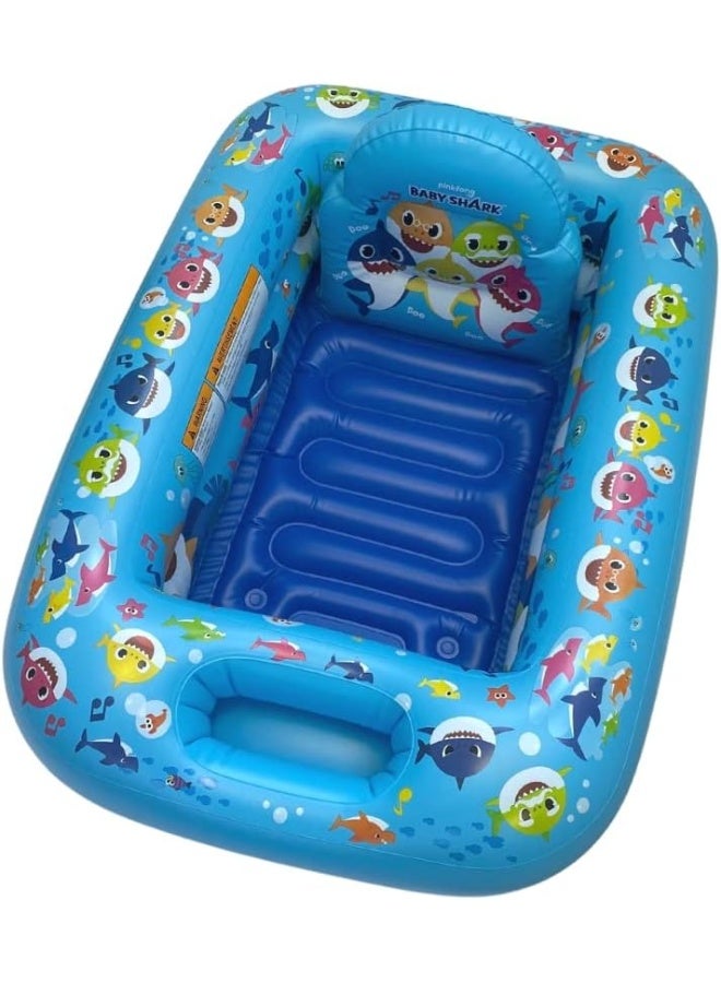 ginsey Nickelodeon Baby Shark "Making a Splash" Inflatable Tub - Image 1
