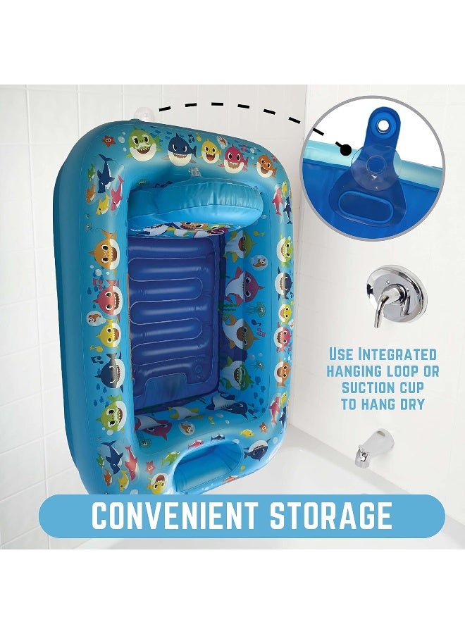 ginsey Nickelodeon Baby Shark "Making a Splash" Inflatable Tub - Image 5