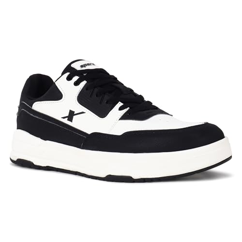 SPARX Men’s Sneaker SM-9067 | Soft Cushioned, Durable & Trendy Lace-Up Casual Shoes White - Image 1