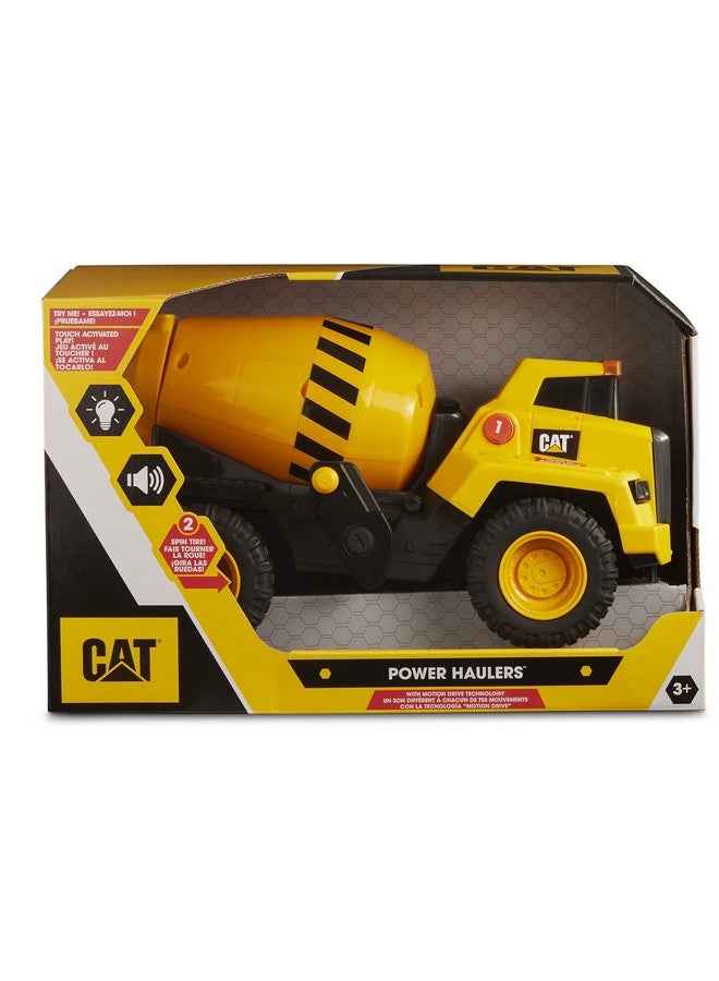 CAT Construction Toys, 11.5" Power Haulers Cement Mixer, Realistic Lights & Sounds, Motion Drive Technology, Working Features, and Interactive Play for Ages 3+ - Image 4