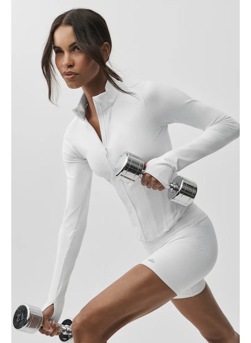 Alo yoga Airbrush Corset Full Zip Jacket - Image 3