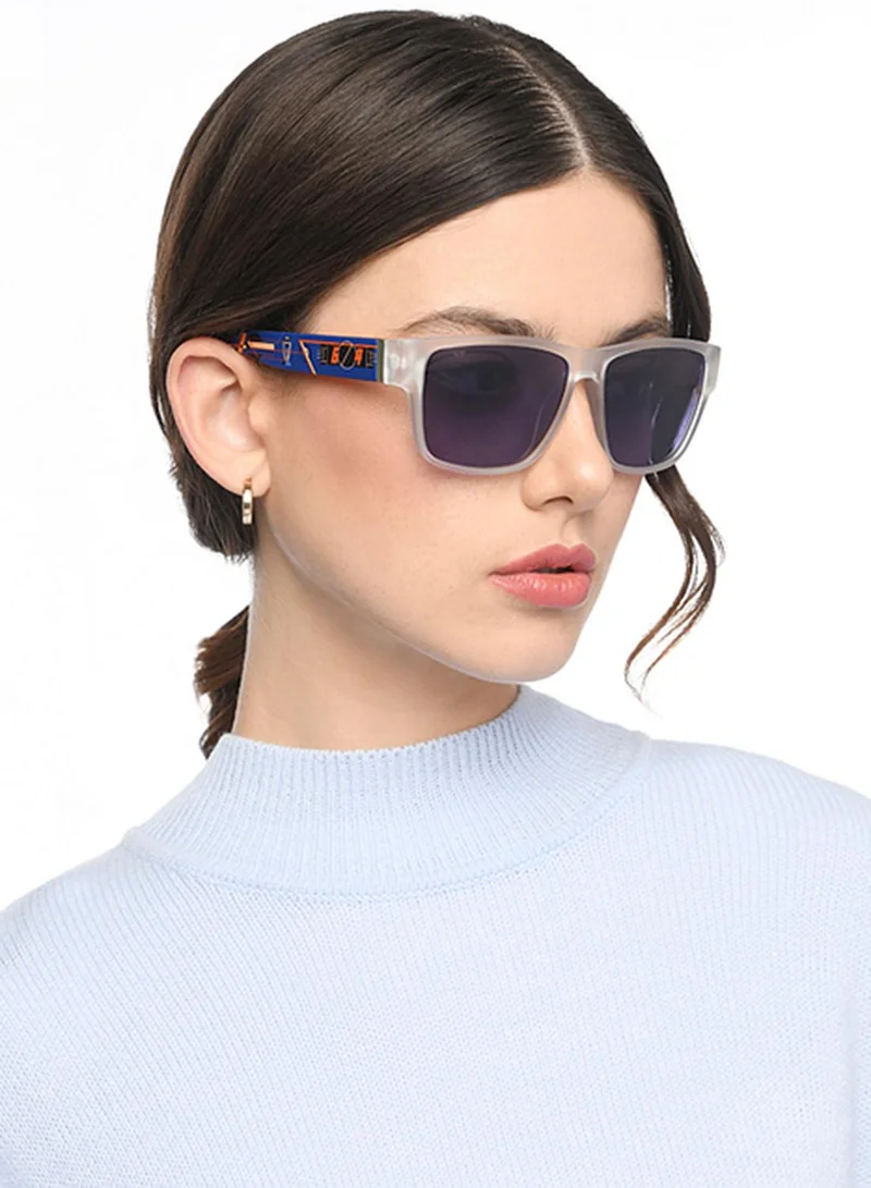 فينسينت تشيس Unisex Polarized Wayfarer Sunglasses - VC S16415 - Lens Size: 57 Mm