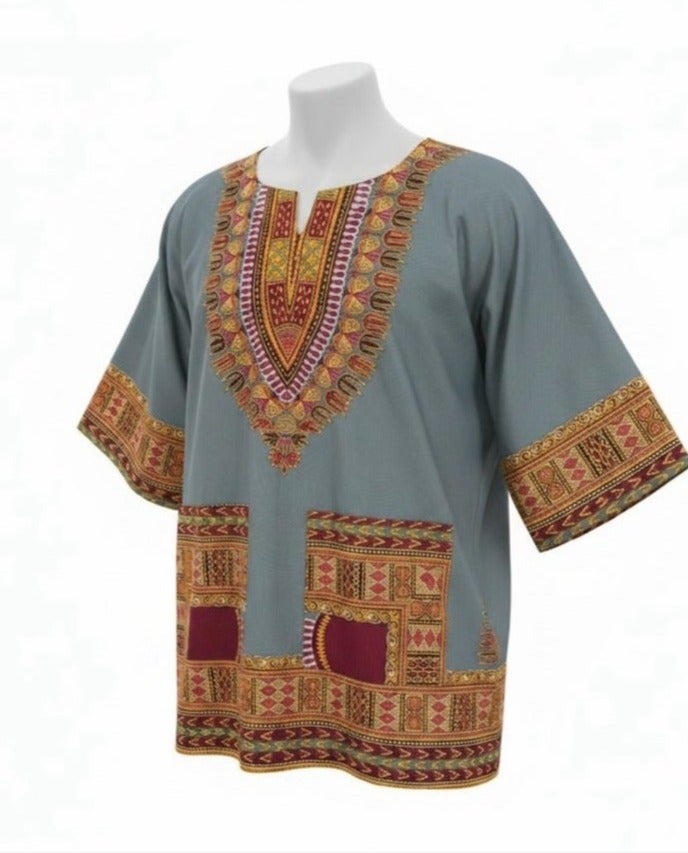 Women's Printed Short-Sleeve Casual Tunic Blouse - Image 4