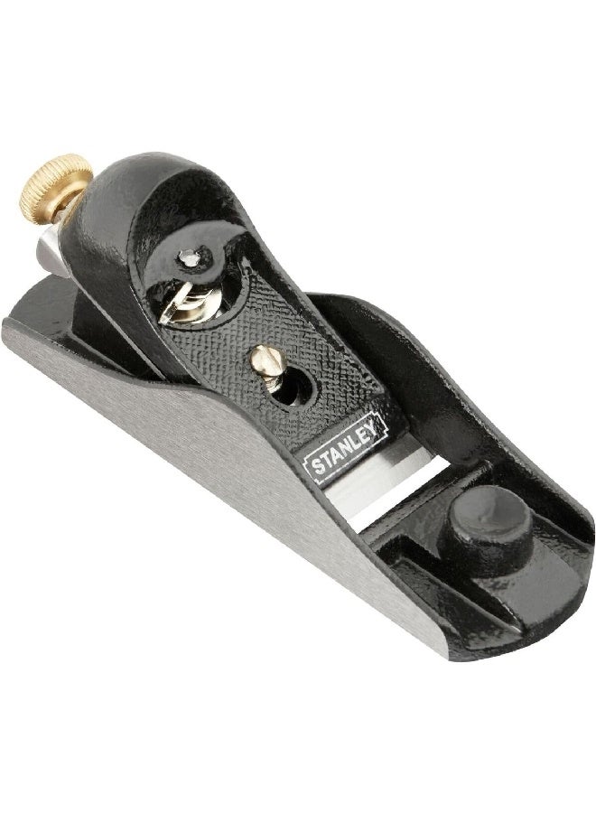 Stanley Adjustable Depth and Cut Alignment Block Plane Silver 220 mm 1-12-220 - Image 3