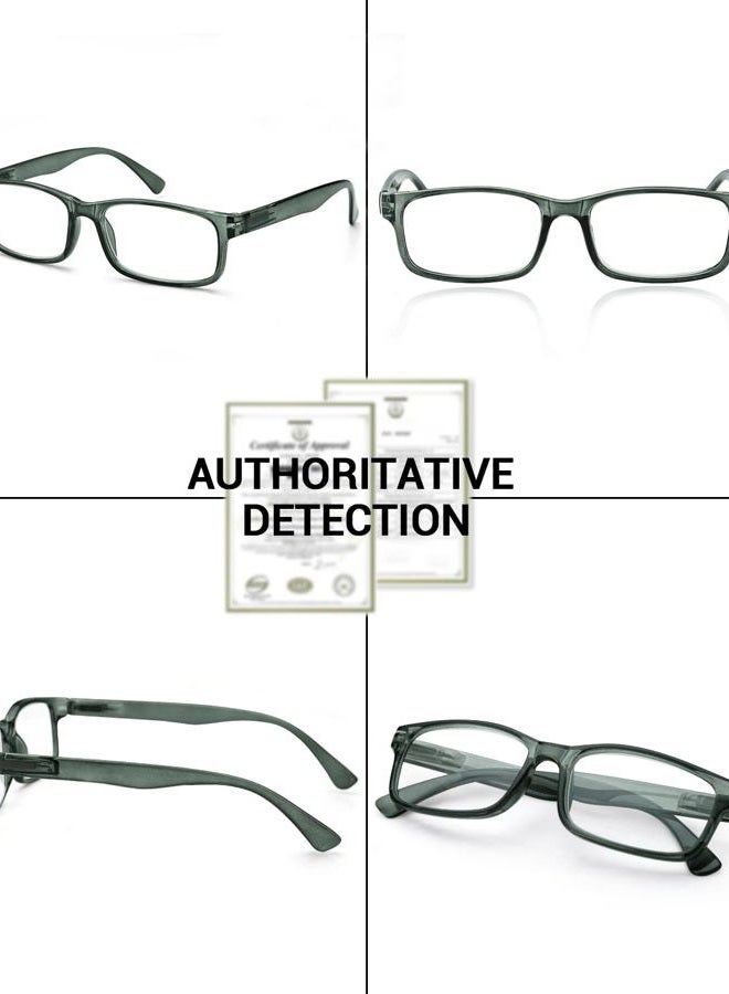 LUFF Unbreakable Reading Glasses for Women,4PCS Blue Light Blocking Reading Glasses Men,Comfortable Spring Hinge Readers - Image 4