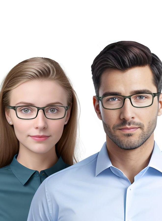 LUFF Unbreakable Reading Glasses for Women,4PCS Blue Light Blocking Reading Glasses Men,Comfortable Spring Hinge Readers - Image 3