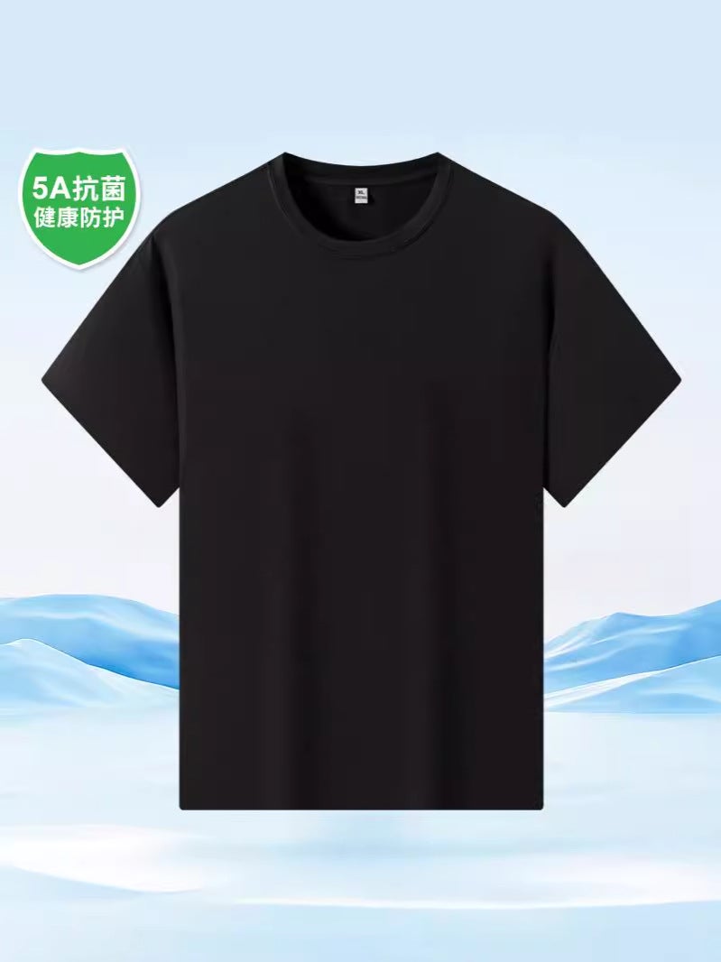 Waffe Ice Silk T-Shirt for Men – Breathable Short Sleeve Crewneck Casual Top - Image 5
