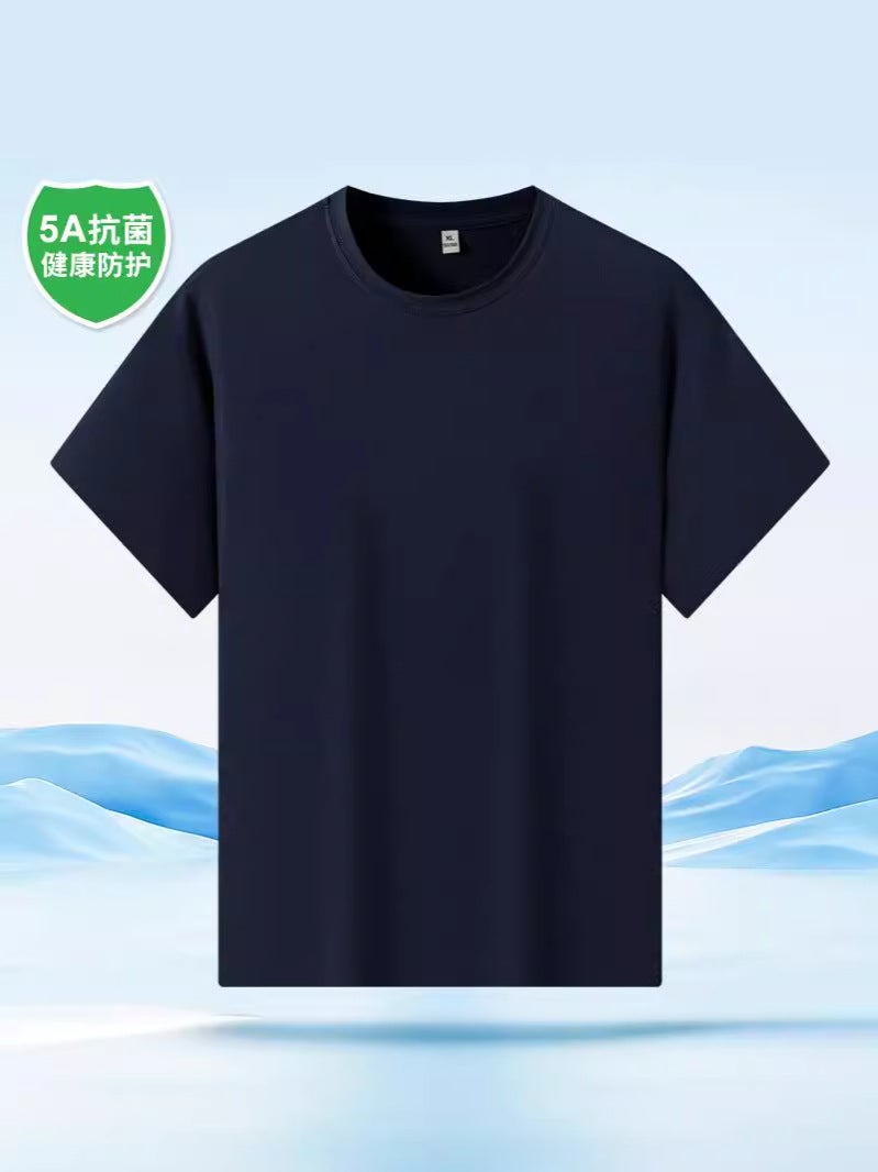 Waffe Ice Silk T-Shirt for Men – Breathable Short Sleeve Crewneck Casual Top - Image 4