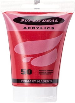 Deluxe Acrylic Colours 75ml  Primary Magenta 