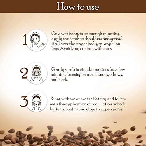Seer Secrets 100% Natural Coffee & Walnut Face & Body Scrub| Dead Skin Cells Removal|Sun Tan Removal|Deep Exfoliating Face & Body|Active Nourishing |Suitable for Men & Women| Pack of 200GM - Image 4