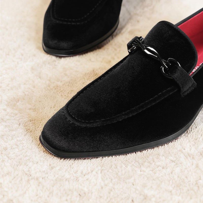 Bruno Marc Men's Dress Tuxedo Shoe Slip-on Classic Luxury Loafers,Size 11,Black,SBLS26008M - Image 4