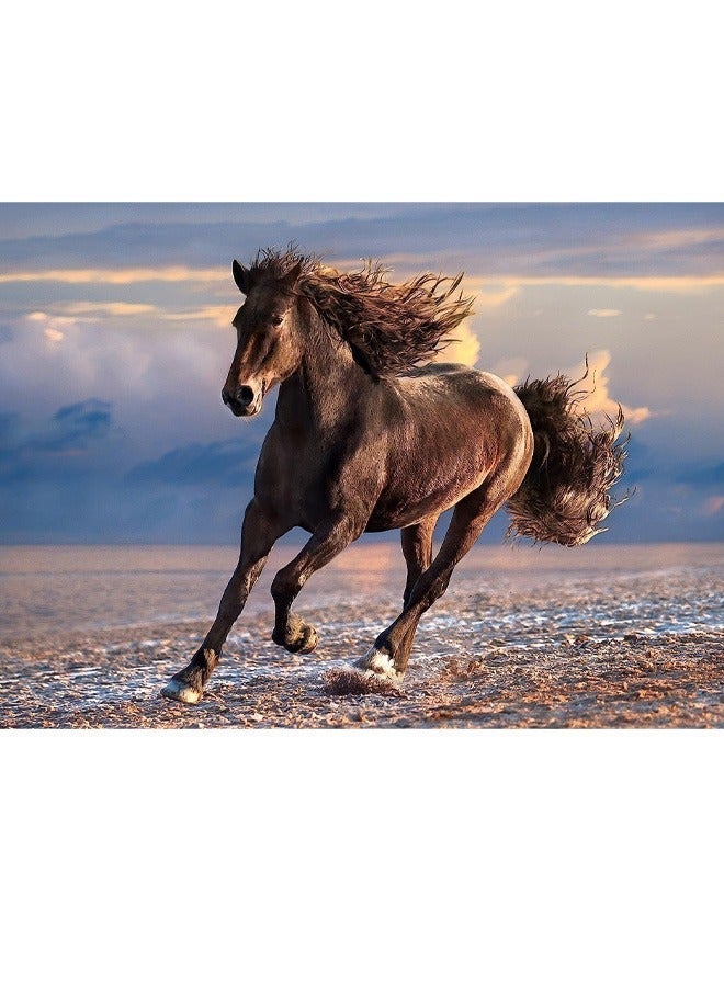 Clementoni 1000-Piece Jigsaw Puzzle – Elegant Free Horse Design - Image 4