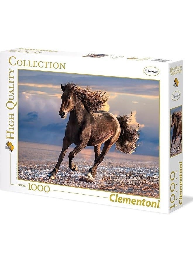 Clementoni 1000-Piece Jigsaw Puzzle – Elegant Free Horse Design - Image 3
