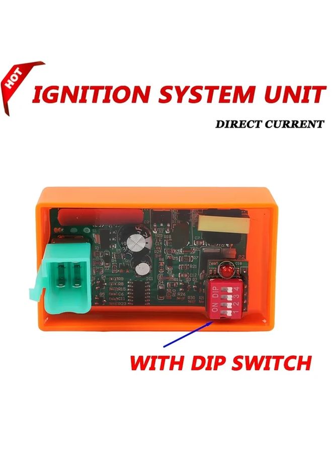 Black High Performance 4 Pin CDI Ignition Unit for ATVs Karts Scooters WY48Q 2 JET50 XY110 Q PHOWNIX50 V Blade 250 - Image 1