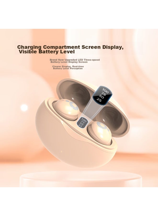 Witgoer Earphones, Invisible Wireless, Compact Mini Semi-in, Concealed Micro, For Work, Browsing, Napping, Sleeping, Side Sleeping, Ear-friendly, Mini, Ultra-long Battery Life - Image 5