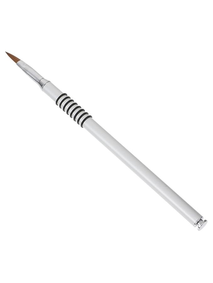 Professional Nail Art Brush Pen For DIY Manicure Creative Tool Home Salon Use 16x0.5cm Silver - Image 1