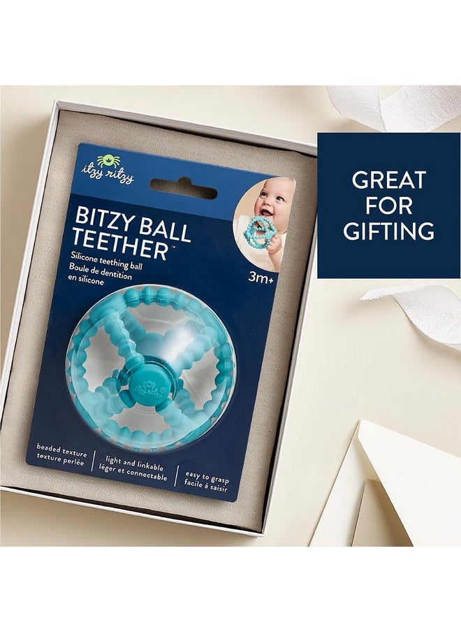 Itzy Ritzy Silicone Teething Ball Flexible Teether (Teal) - pzsku/ZF86DDC6647AAD398631AZ/45/_/1737031163/fa683262-d484-4694-b081-04938b5d5ac1