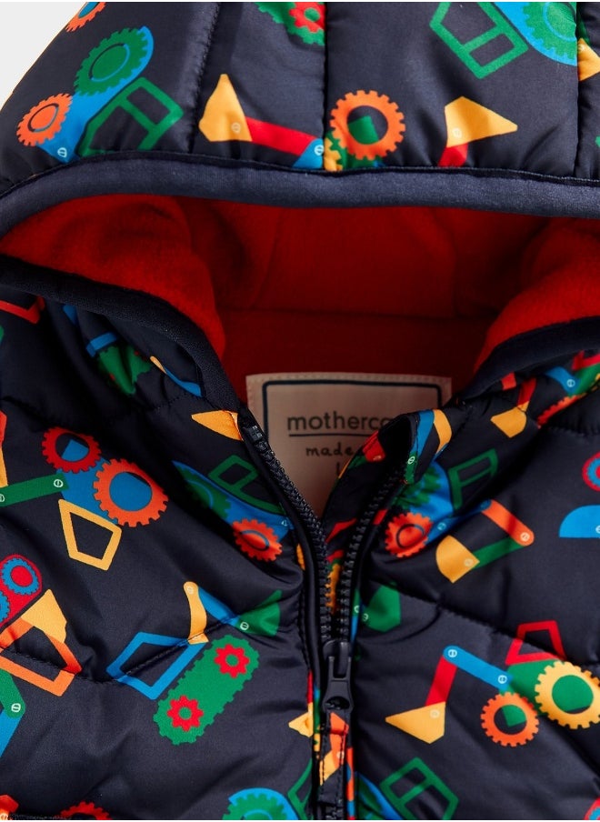 mothercare - Navy Digger Padded Jacket - Image 1