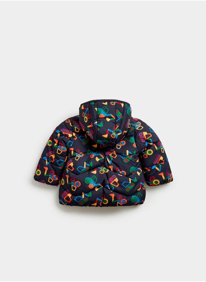 mothercare - Navy Digger Padded Jacket - Image 1
