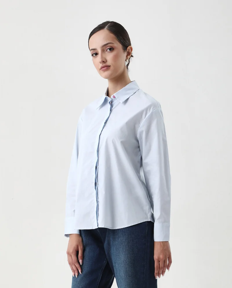 Rareism Women's Graphic Print Shirt